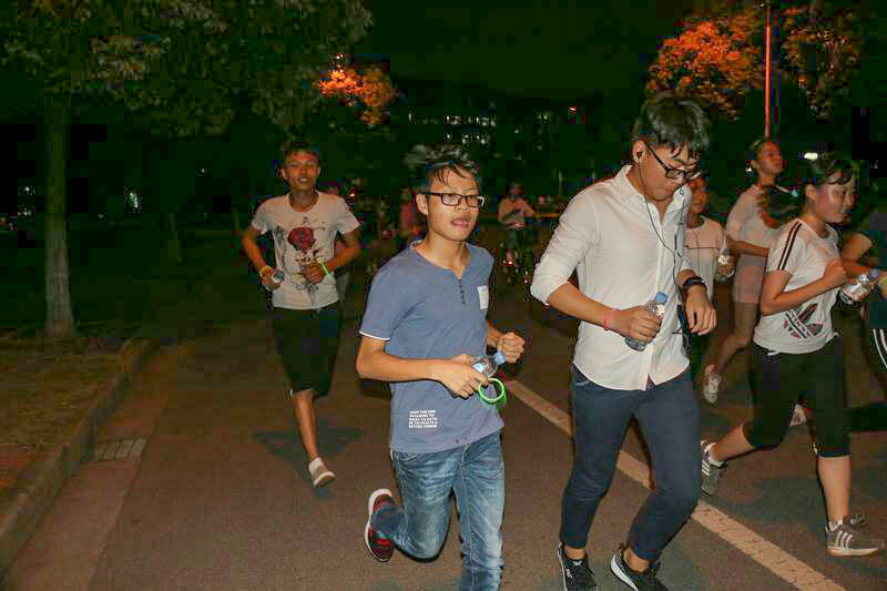 九月江南——与荧光夜跑的浪漫邂逅